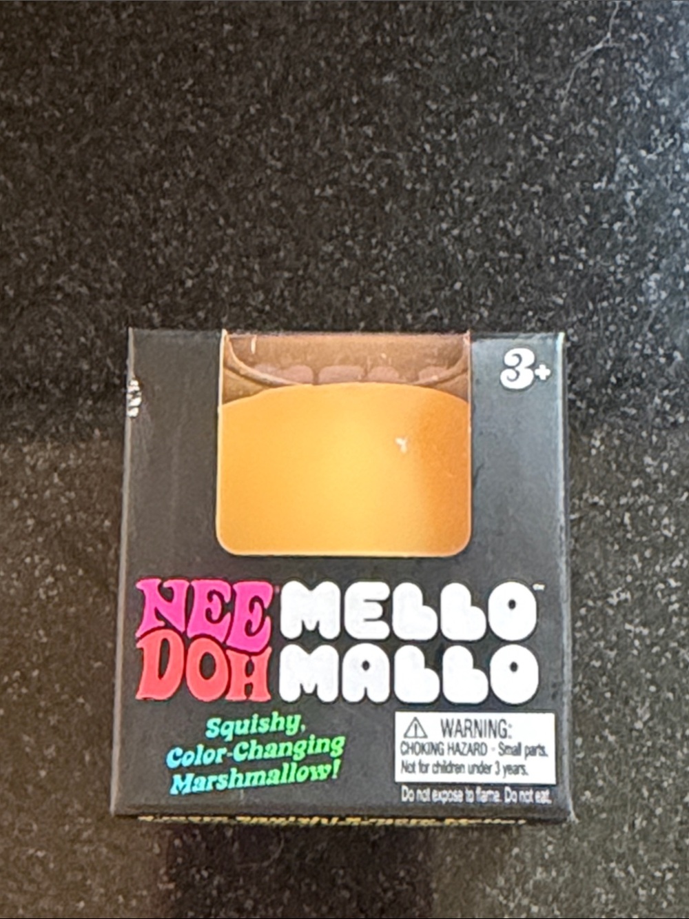 NIB 100% Auth NeeDoh Mello Mallo Color-Changing Marshmallow Squishy Toy - Yellow